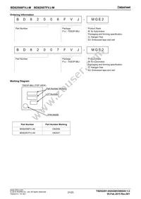 BD82006FVJ-MGE2 Datasheet Page 21