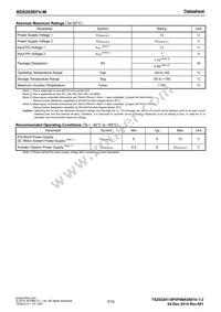 BD8205EFV-ME2 Datasheet Page 3