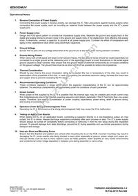 BD8303MUV-E2 Datasheet Page 19