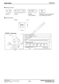 BD8316GWL-E2 Datasheet Page 20