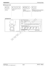 BD8355MWV-BZE2 Datasheet Page 20