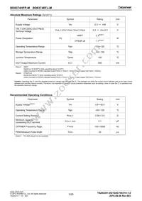 BD8374EFJ-ME2 Datasheet Page 3