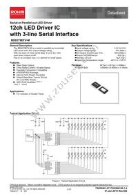 BD8379EFV-ME2 Datasheet Cover