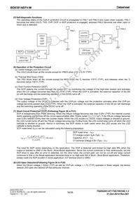 BD8381AEFV-ME2 Datasheet Page 16