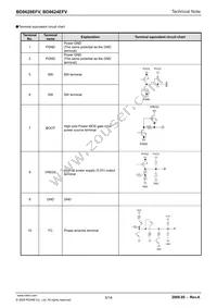 BD8628EFV-E2 Datasheet Page 5