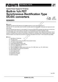 BD8629FS-E2 Datasheet Cover