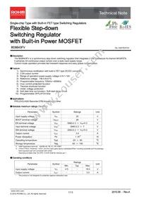 BD8643FV-E2 Datasheet Cover