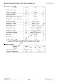 BD88200GUL-E2 Datasheet Page 2