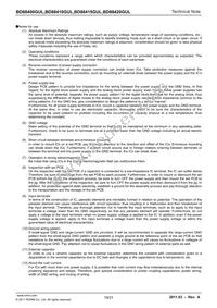 BD88415GUL-E2 Datasheet Page 19