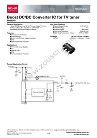 BD8924G-GTR Datasheet Cover