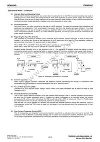 BD8924G-GTR Datasheet Page 12