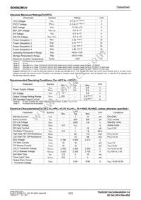 BD8962MUV-E2 Datasheet Page 3