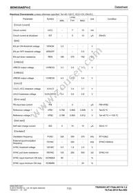 BD9035AEFV-CE2 Datasheet Page 7