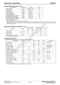 BD9104FVM-TR Datasheet Page 3