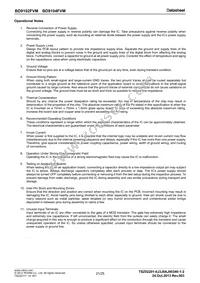 BD9104FVM-TR Datasheet Page 21