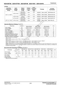 BD9107FVM-TR Datasheet Page 3