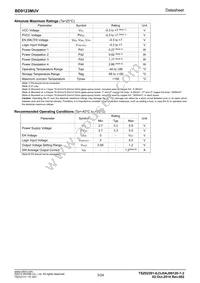 BD9123MUV-E2 Datasheet Page 3