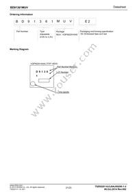 BD91361MUV-E2 Datasheet Page 21