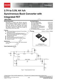 BD9137MUV-E2 Datasheet Cover