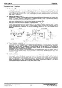 BD9137MUV-E2 Datasheet Page 19