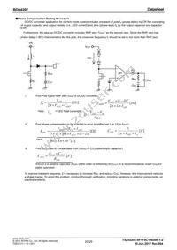 BD9420F-GE2 Datasheet Page 20