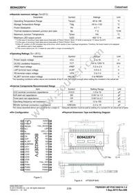 BD9422EFV-E2 Datasheet Page 2