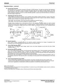 BD9428 Datasheet Page 22