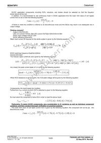 BD9479FV-GE2 Datasheet Page 19