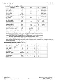 BD95601MUV-LBE2 Datasheet Page 4