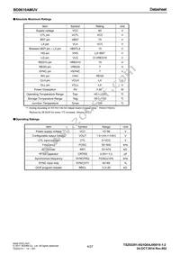 BD9610AMUV-E2 Datasheet Page 4
