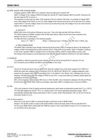 BD9611MUV-RE2 Datasheet Page 21