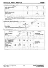 BD9702T-V5 Datasheet Page 3