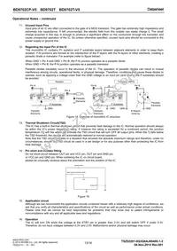 BD9702T-V5 Datasheet Page 13