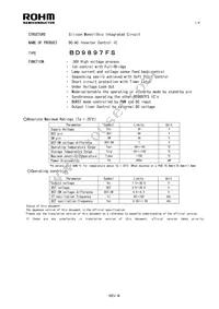 BD9897FS-E2 Datasheet Cover
