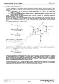 BD99011EFV-ME2 Datasheet Page 21