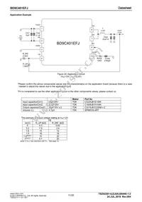 BD9C401EFJ-E2 Datasheet Page 11