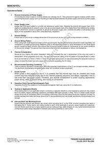 BD9C501EFJ-E2 Datasheet Page 16