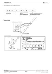 BD9E151NUX-TR Datasheet Page 19