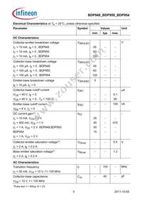 BDP950E6327HTSA1 Datasheet Page 3