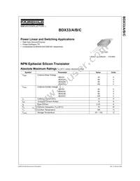 BDX33CTU Datasheet Page 2