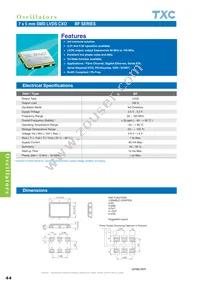 BF-156.250MCB-T Datasheet Cover