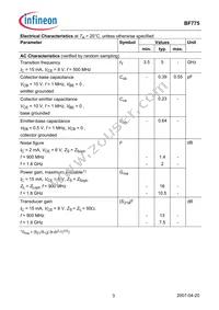 BF 775 E6327 Datasheet Page 3