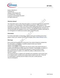 BF1005E6327HTSA1 Datasheet Page 8