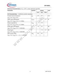 BF1009SRE6327HTSA1 Datasheet Page 3