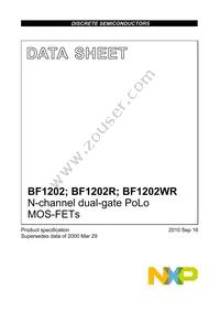 BF1202WR Datasheet Cover