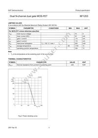 BF1203 Datasheet Page 3