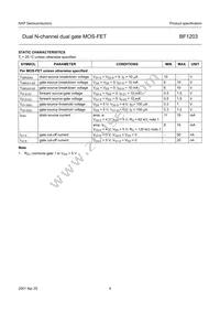 BF1203 Datasheet Page 4