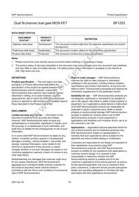 BF1203 Datasheet Page 18