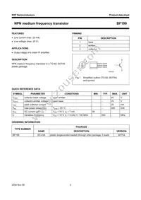 BF199 Datasheet Page 2