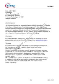 BF2040WH6814XTSA1 Datasheet Page 11